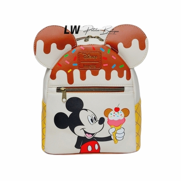 Loungefly x Disney Mickey Ice Cream Mini Backpack - Picture 5 of 8